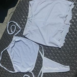 White Zuliana thong Bikini